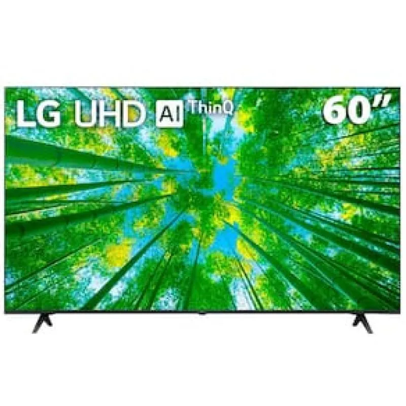 Smart TV 60" LG 4K UHD 60UQ8050 WiFi, Bluetooth, HDR, Nvidia GEFORCE NOW, ThinQ AI, Smart Magic, Google, Alexa
