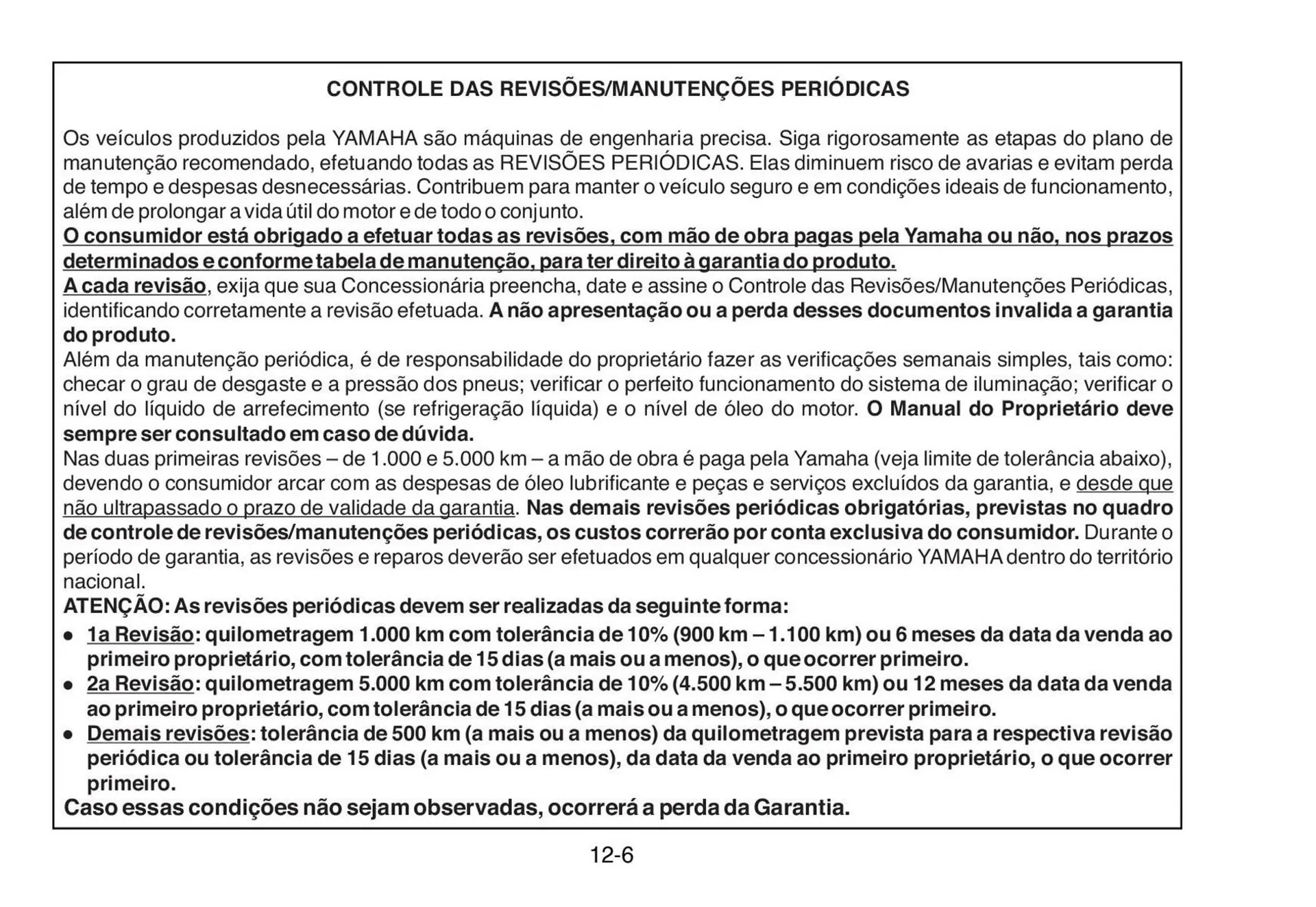 Encarte de Panfleto Yamaha 3 de fevereiro até 31 de dezembro 2026 - Pagina 108