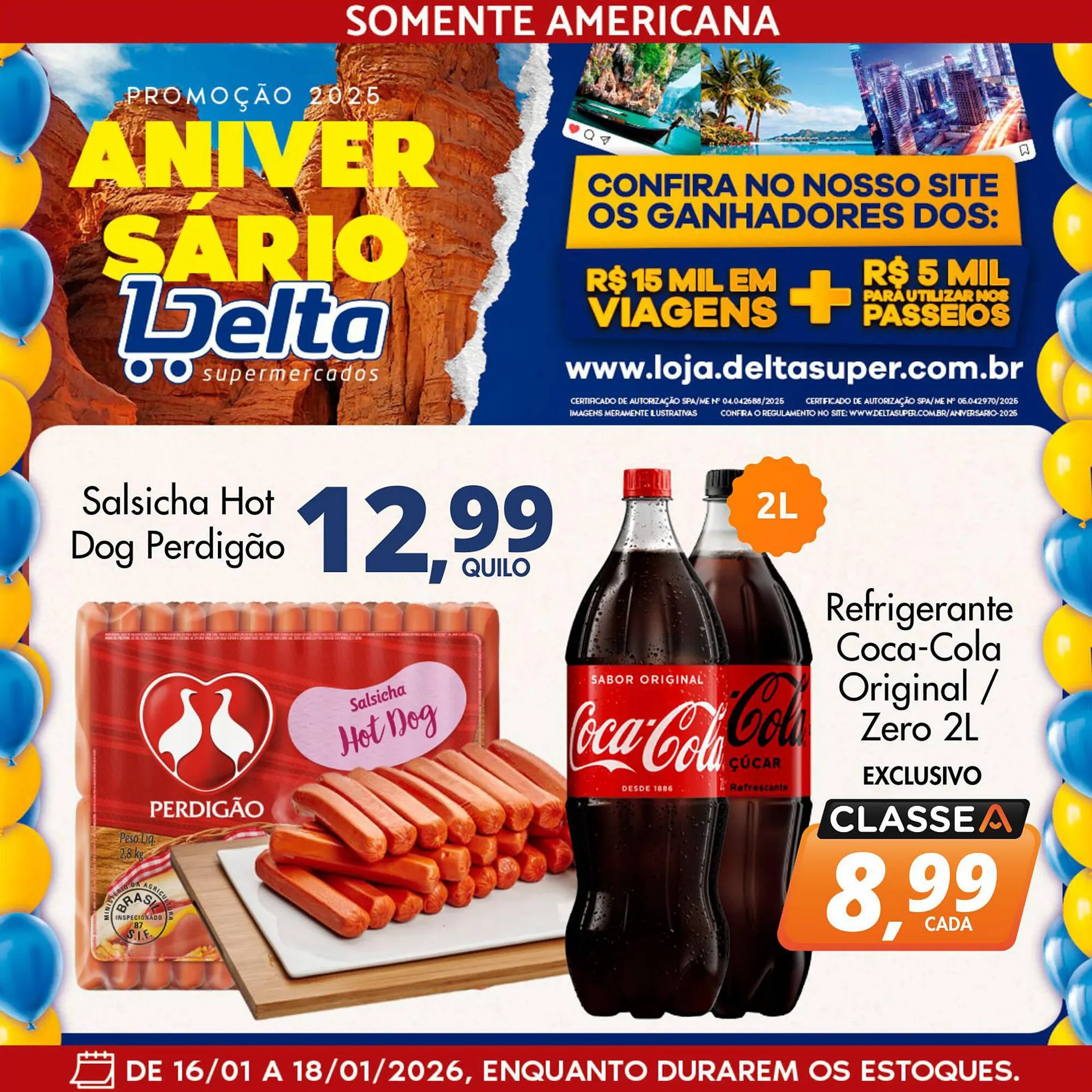 Encarte de Catálogo Delta Supermercados 16 de janeiro até 18 de janeiro 2026 - Pagina 2