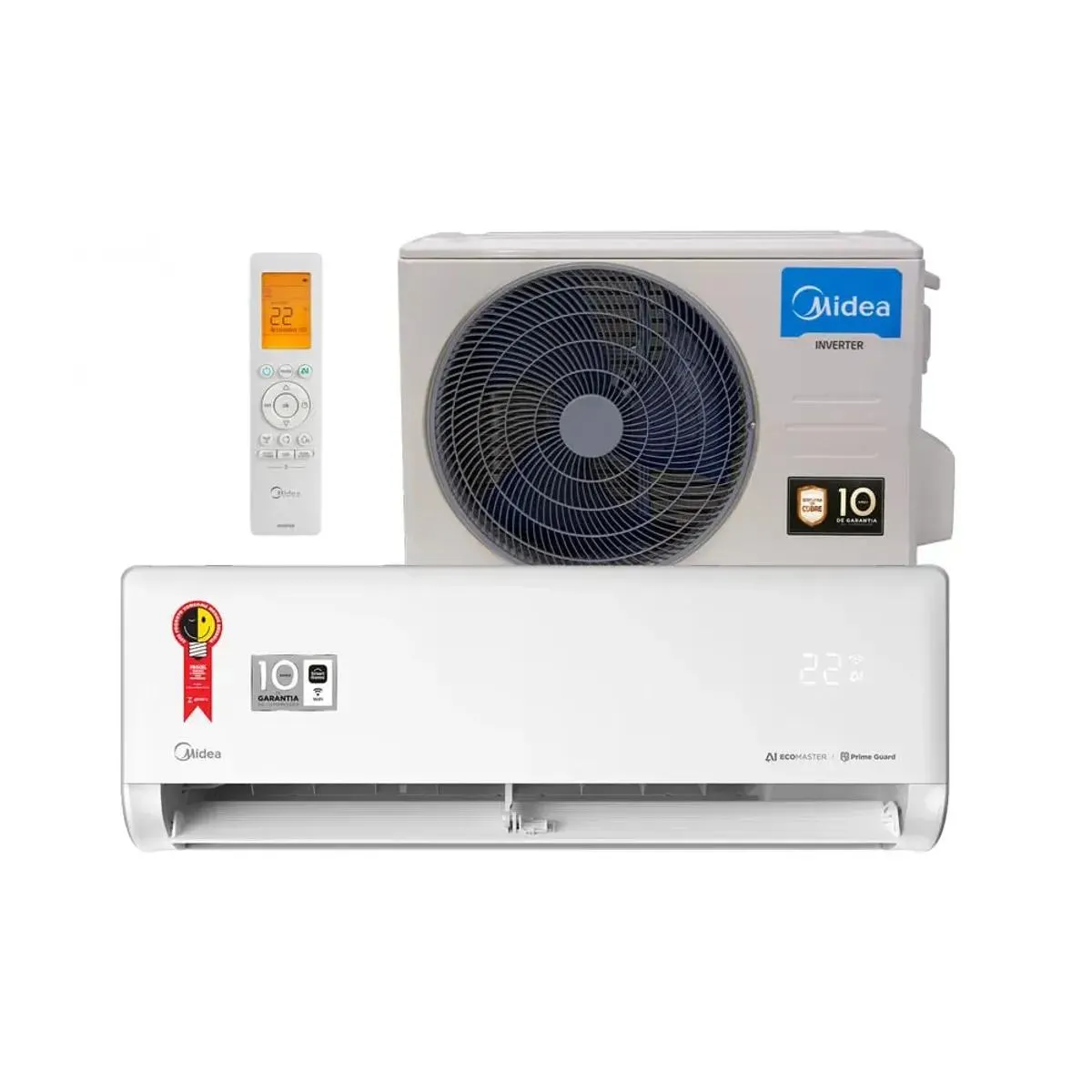 Ar Condicionado Split Midea Inverter AI Ecomaster 9.000 Btu 220V