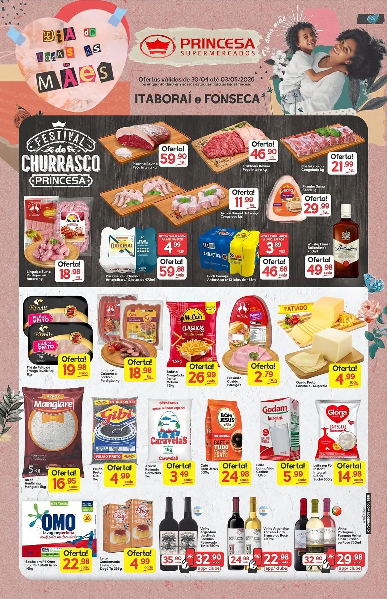 Encarte de Encarte Supermercados Princesa 30 de abril até 3 de maio 2026 - Pagina 1