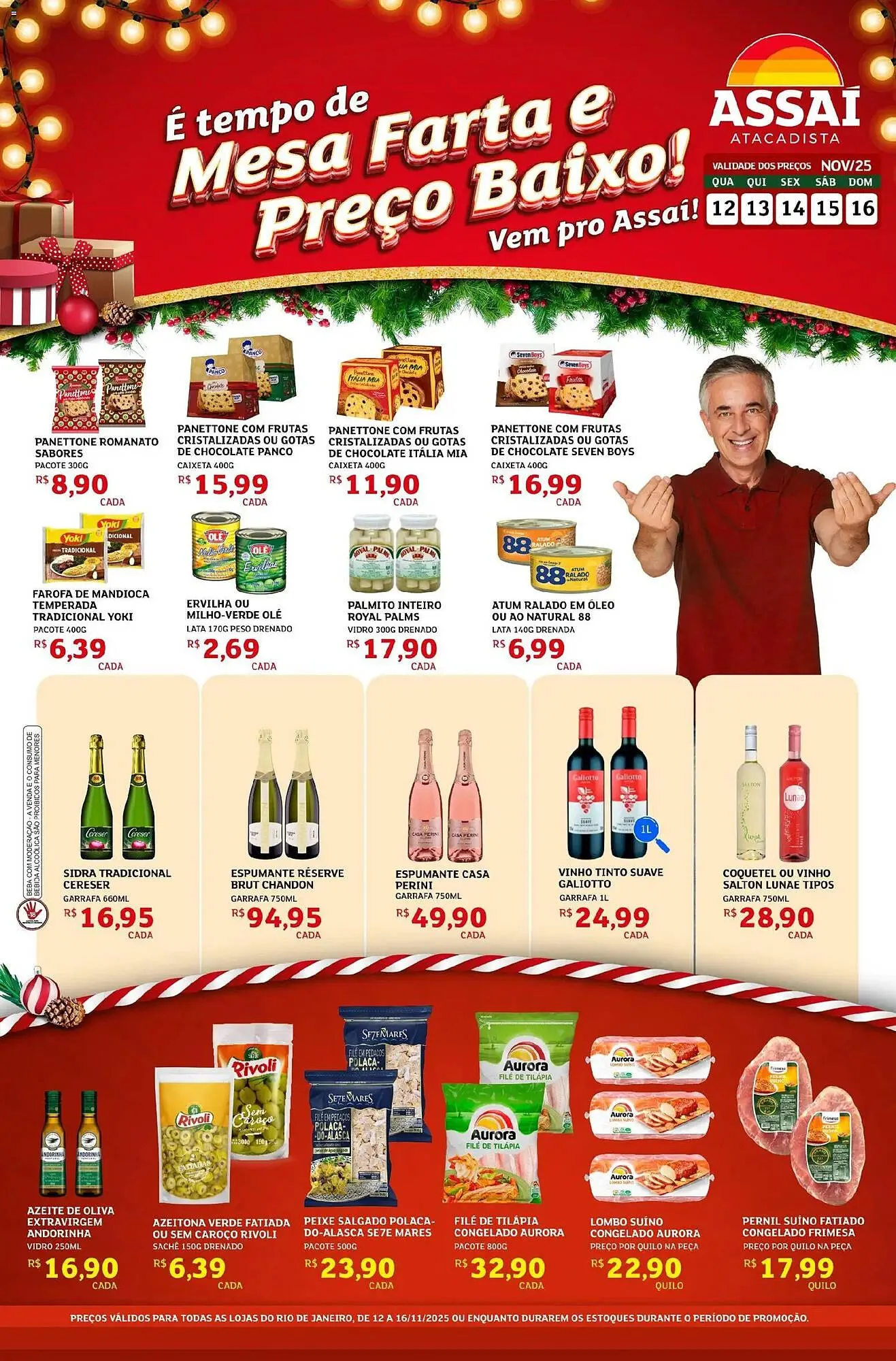 Encarte de Encarte Assaí Atacadista 12 de novembro até 16 de novembro 2025 - Pagina 1