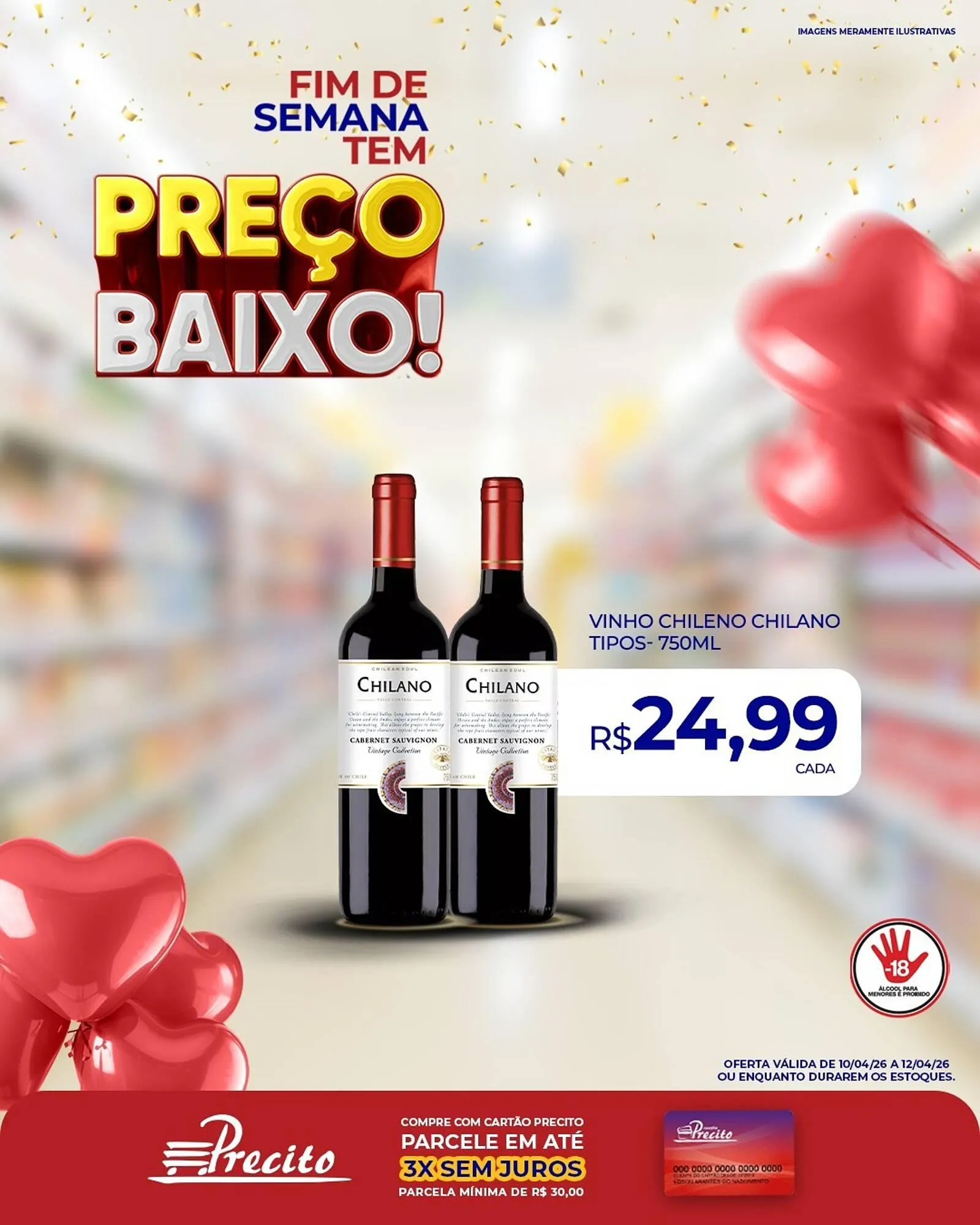 Encarte de Catálogo Supermercado Precito 10 de abril até 12 de abril 2026 - Pagina 4