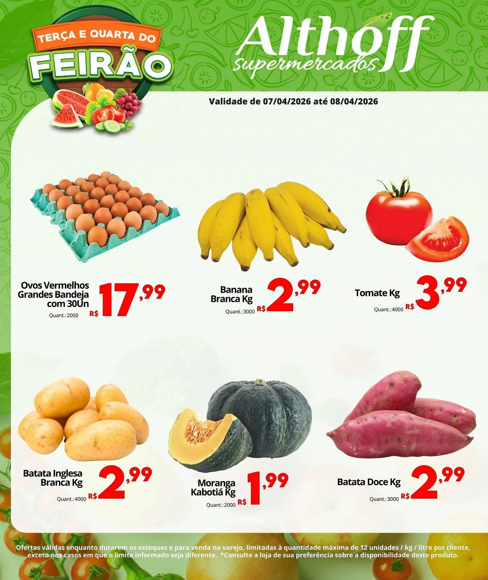 Encarte de Encarte Althoff Supermercados 7 de abril até 8 de abril 2026 - Pagina 1