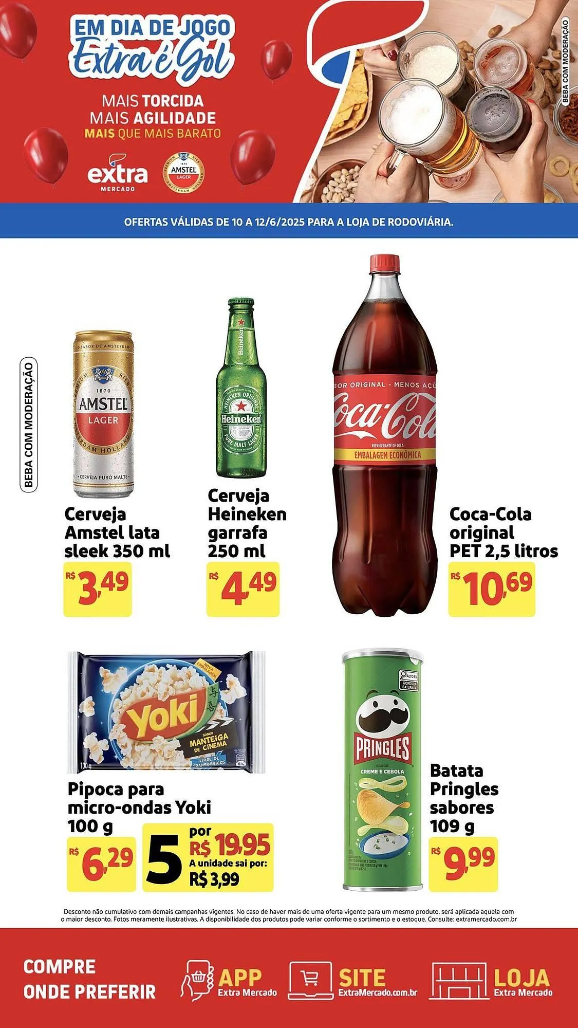 Encarte de Catálogo Mercado Extra 10 de junho até 12 de junho 2025 - Pagina 1