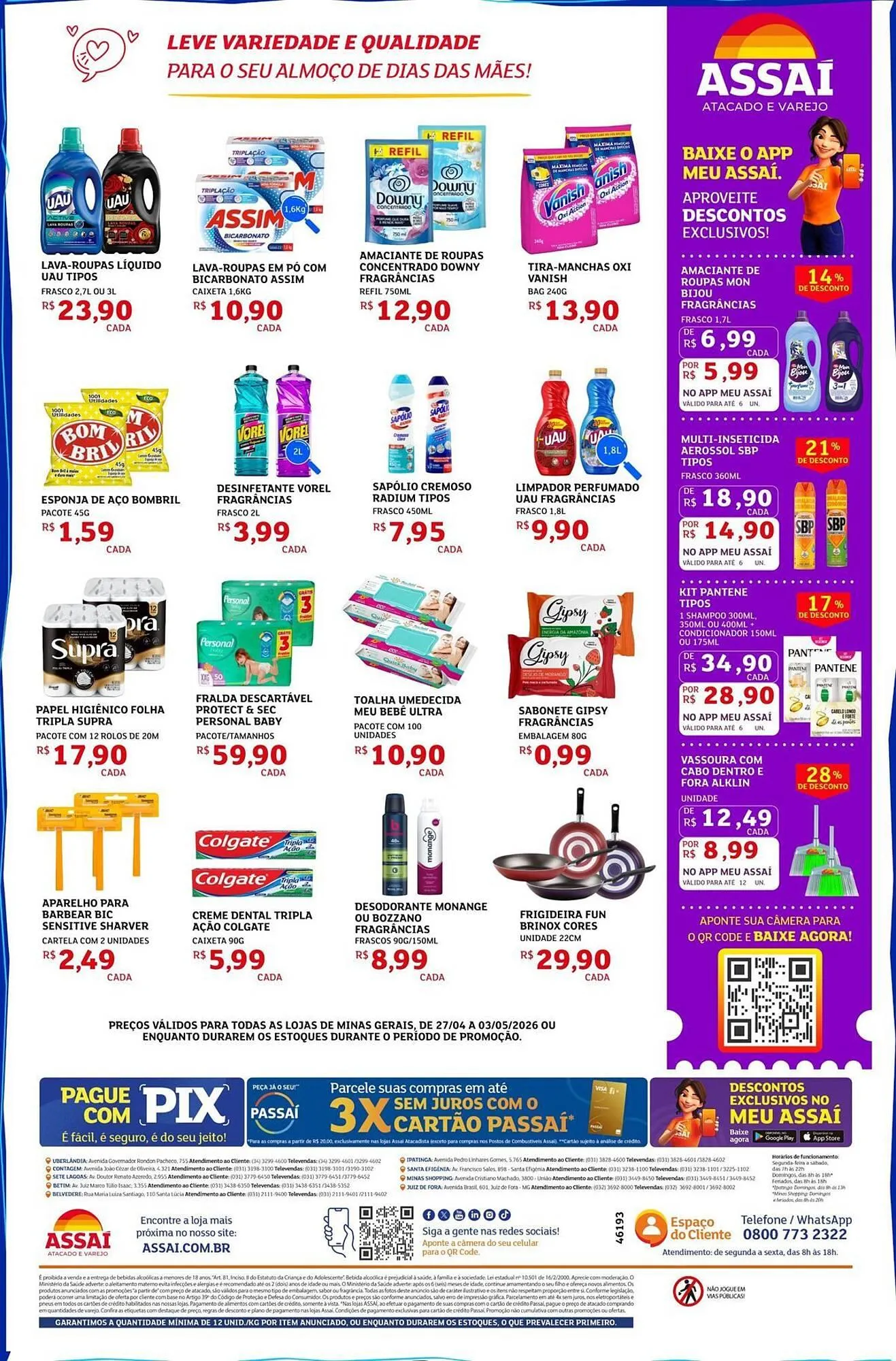 Encarte de Encarte Assaí Atacadista 27 de abril até 3 de maio 2026 - Pagina 4
