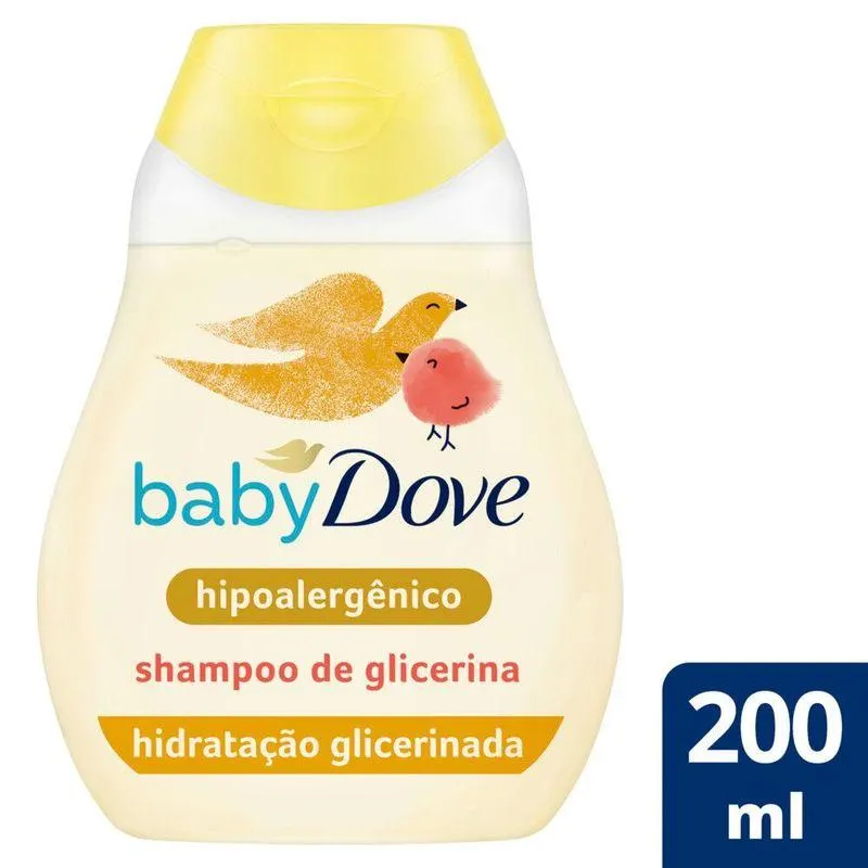 Shampoo Dove Baby Hidratação Glicerinada 200ml