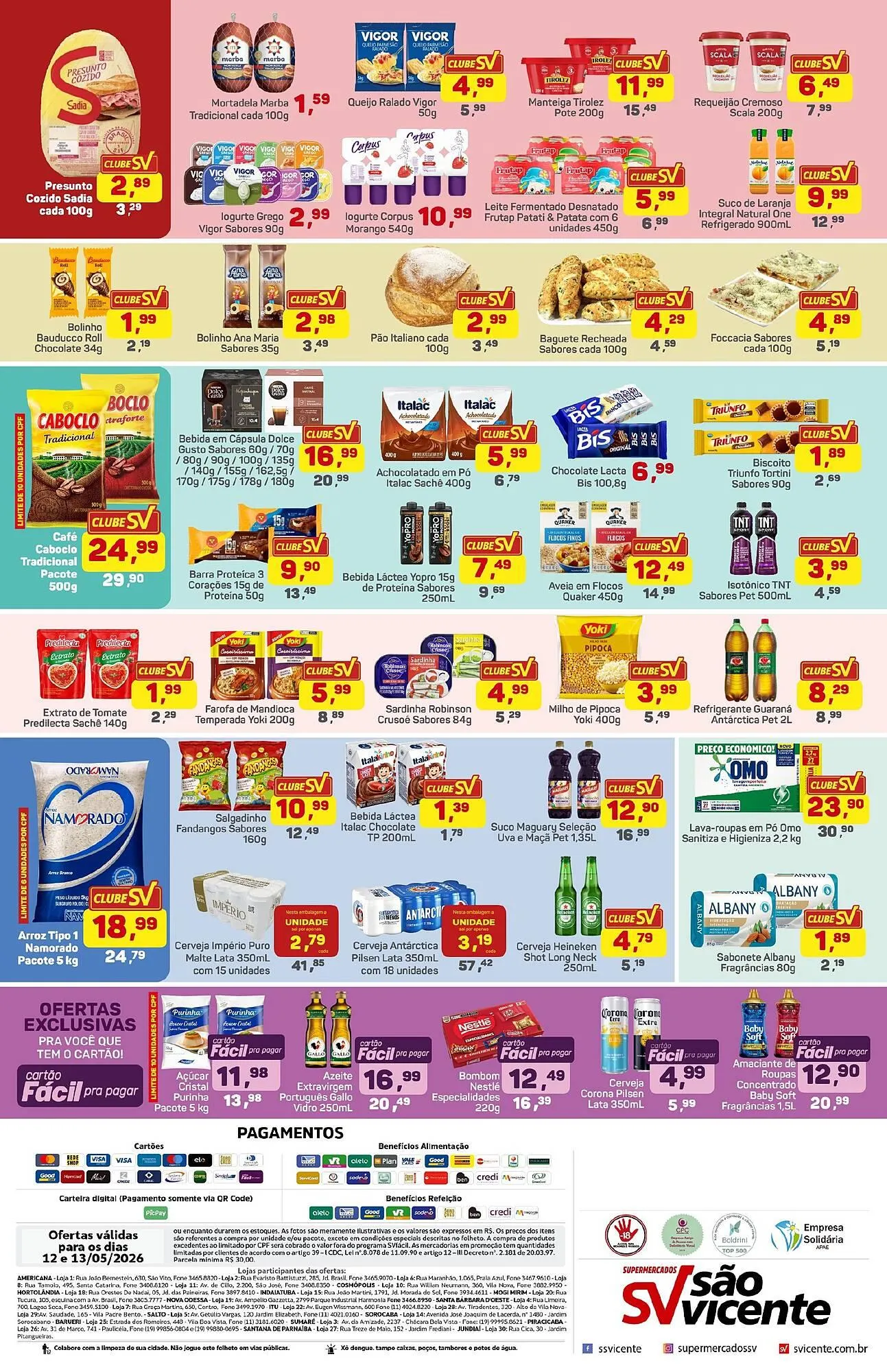 Encarte de Catálogo Supermercados São Vicente 12 de maio até 13 de maio 2026 - Pagina 2