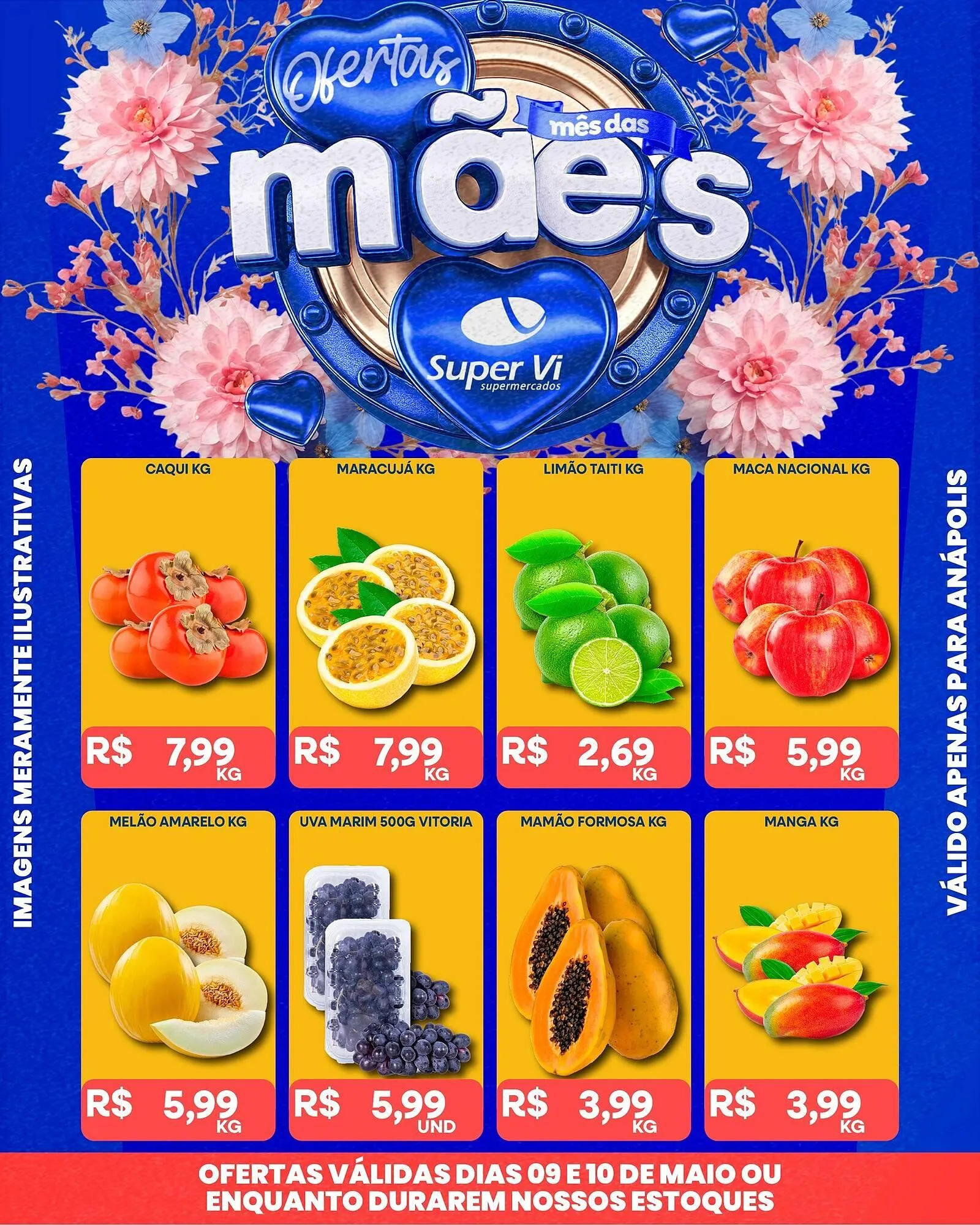 Encarte de Catálogo Super Vi Supermercados 9 de maio até 10 de maio 2026 - Pagina 1