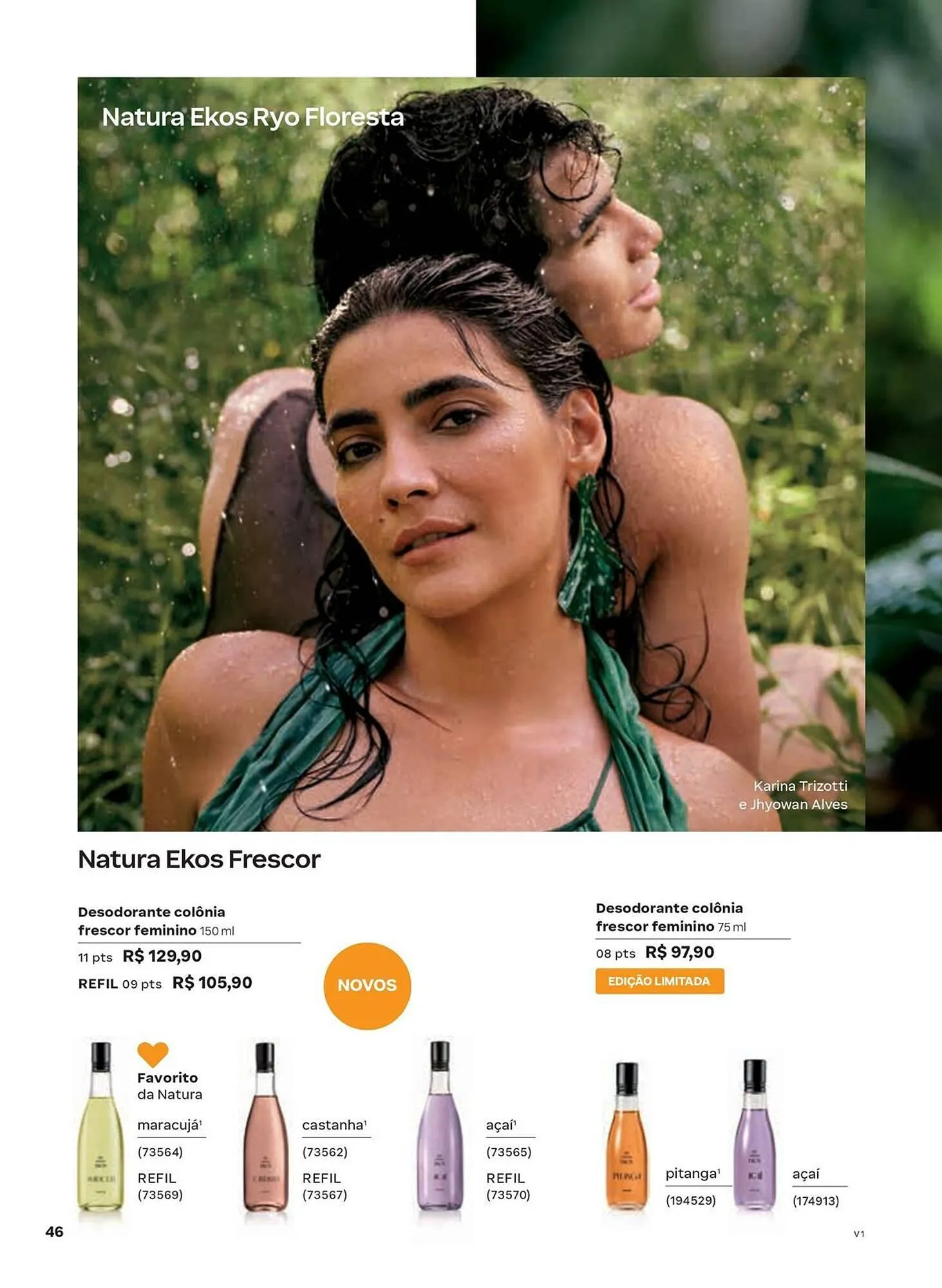 Encarte de Catálogo Natura 1 de janeiro até 31 de janeiro 2026 - Pagina 46
