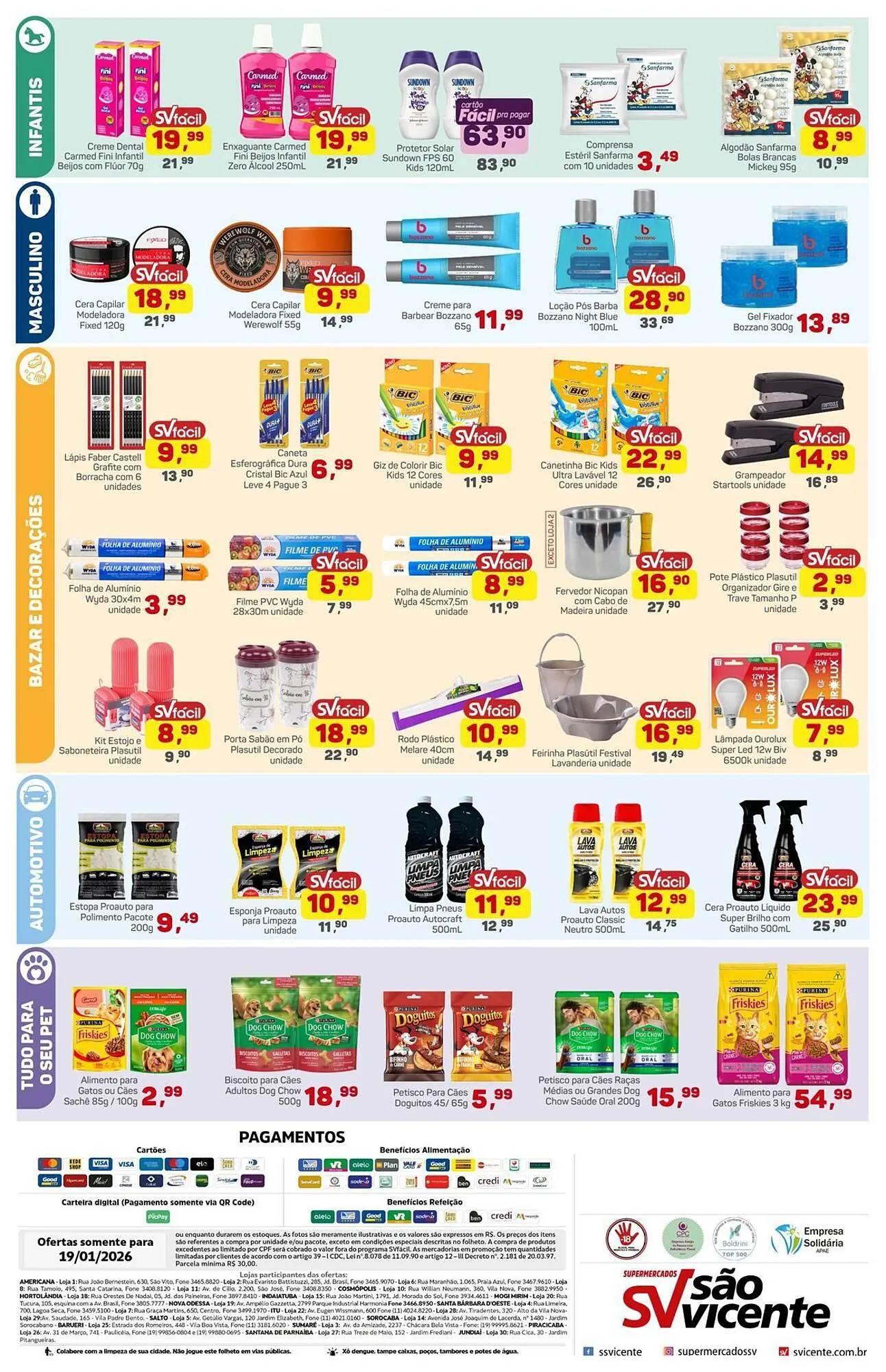 Encarte de Catálogo Supermercados São Vicente 19 de janeiro até 19 de janeiro 2026 - Pagina 2