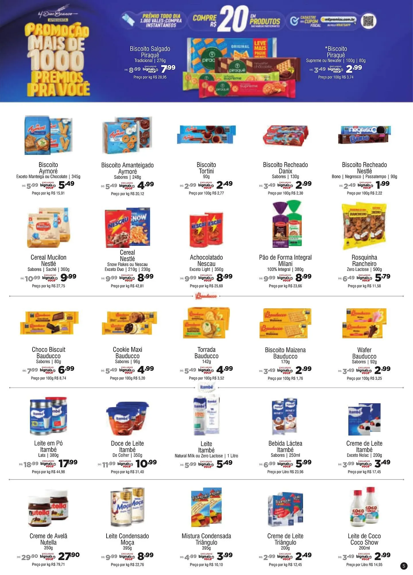 Encarte de Catálogo Big Mais Supermercados 7 de abril até 5 de maio 2026 - Pagina 5