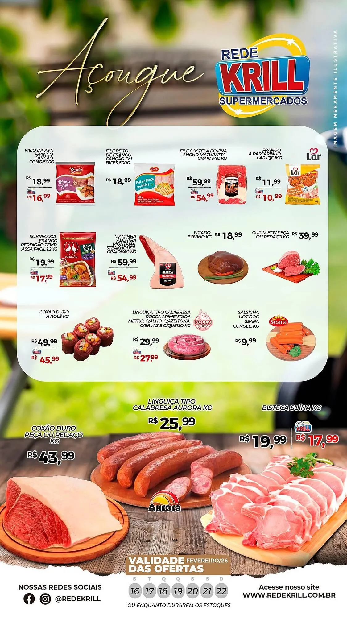 Encarte de Folheto Rede Krill 16 de fevereiro até 22 de fevereiro 2026 - Pagina 1