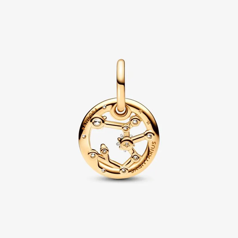 Charm Pendente Zodiaco Sagitario Em Ouro 14k
