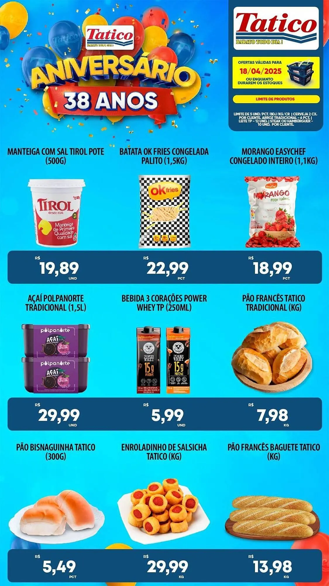 Encarte de Catálogo Tatico 18 de abril até 21 de abril 2025 - Pagina 20