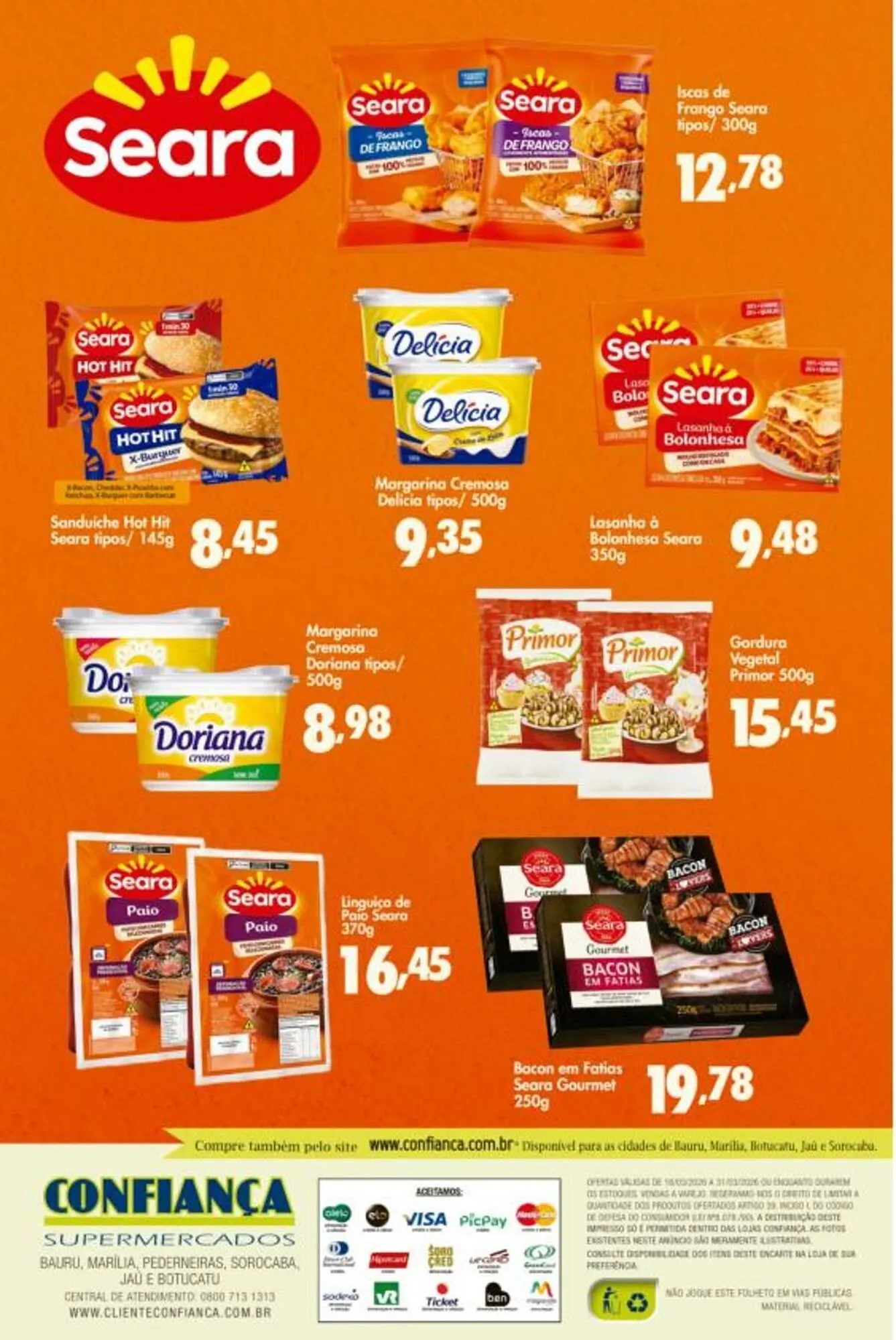 Encarte de Catálogo Confiança Supermercados 16 de março até 31 de março 2026 - Pagina 4