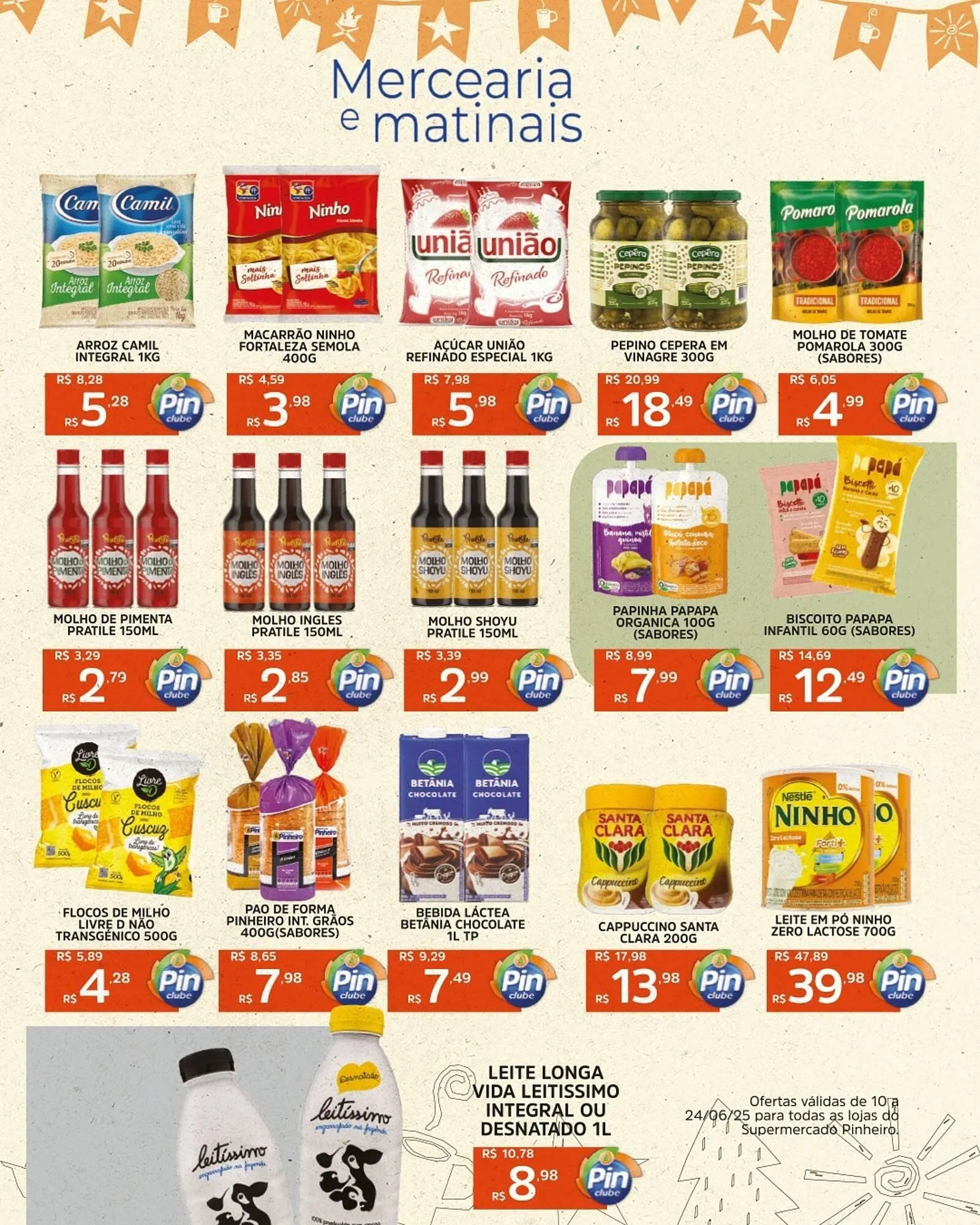 Encarte de Catálogo Pinheiro Supermercado 10 de junho até 24 de junho 2025 - Pagina 3
