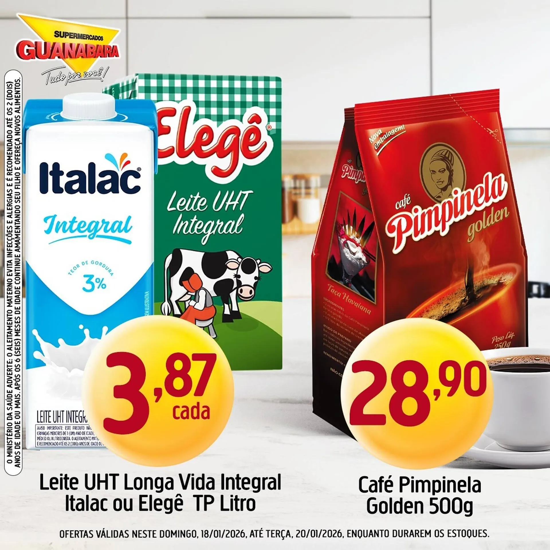 Encarte de Encarte Supermercados Guanabara 18 de janeiro até 20 de janeiro 2026 - Pagina 4