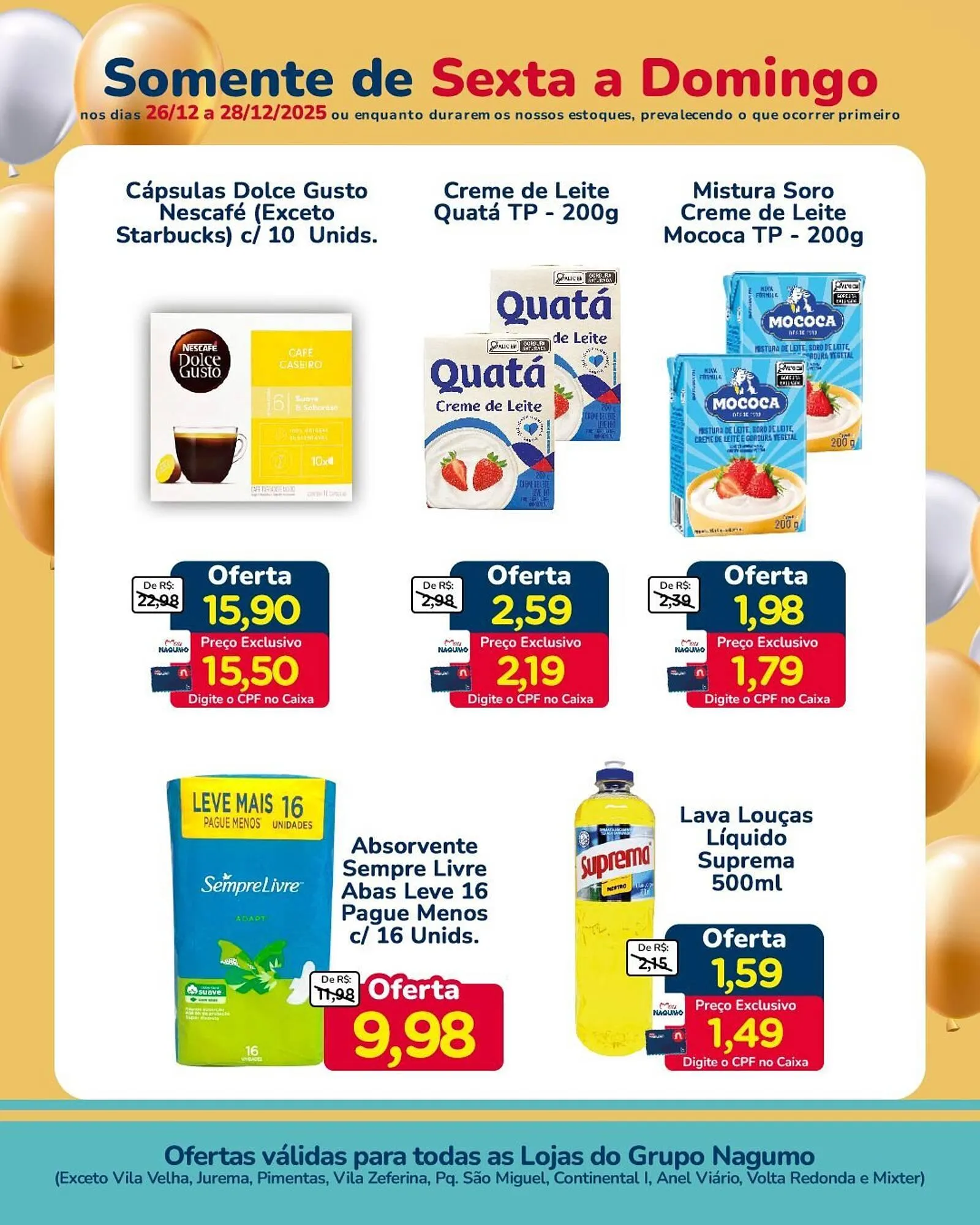 Encarte de Folheto Nagumo 26 de dezembro até 28 de dezembro 2025 - Pagina 4