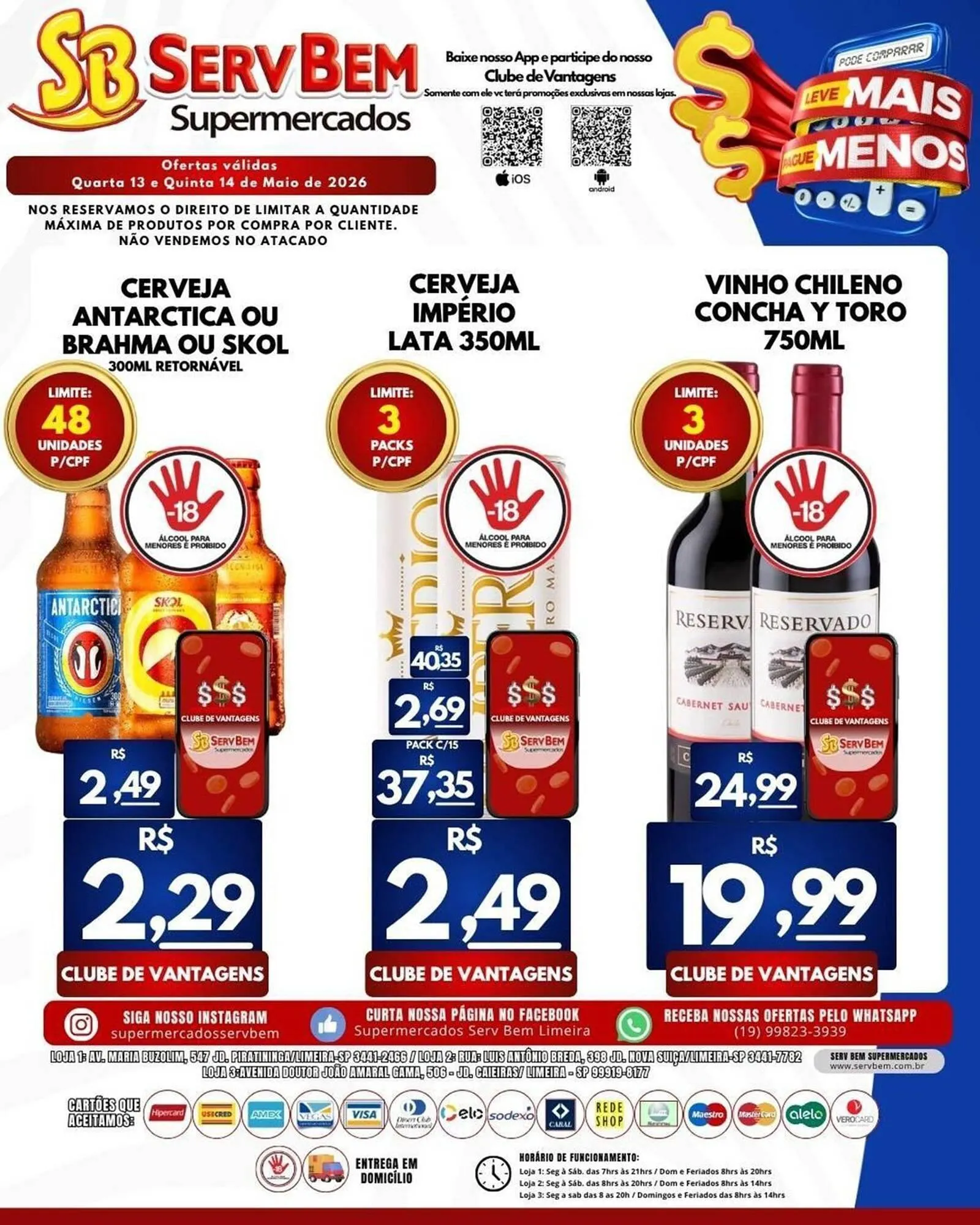Encarte de Catálogo ServBem 13 de maio até 14 de maio 2026 - Pagina 1