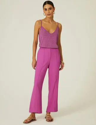Calça Crepe Mini Flaire