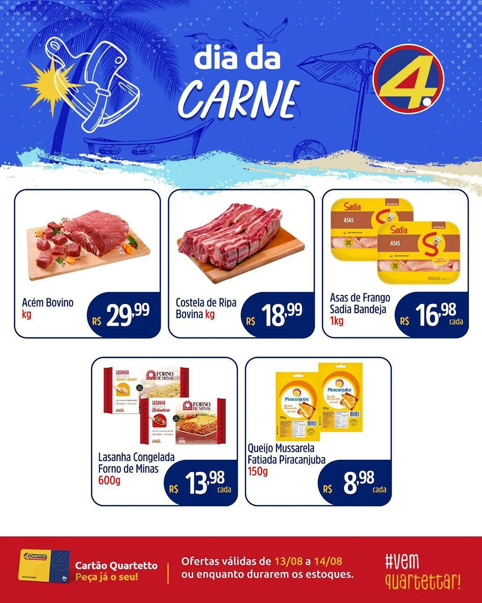 Encarte de Catálogo Quartetto Supermercados 13 de agosto até 14 de agosto 2025 - Pagina 2