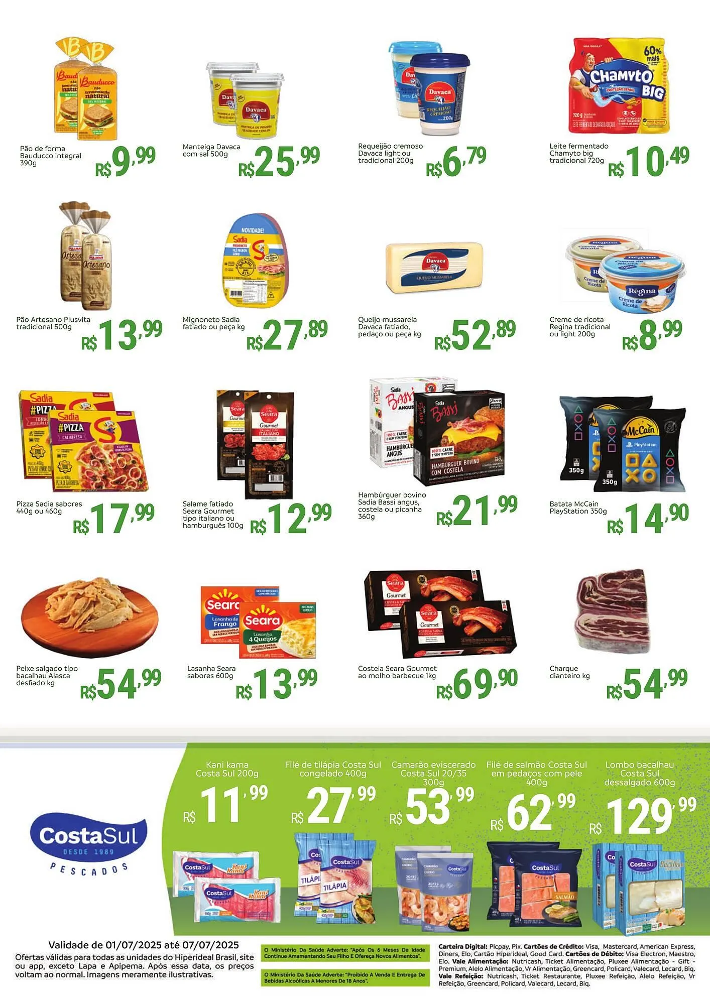 Encarte de Catálogo Hiperideal Supermercados 1 de julho até 7 de julho 2025 - Pagina 2