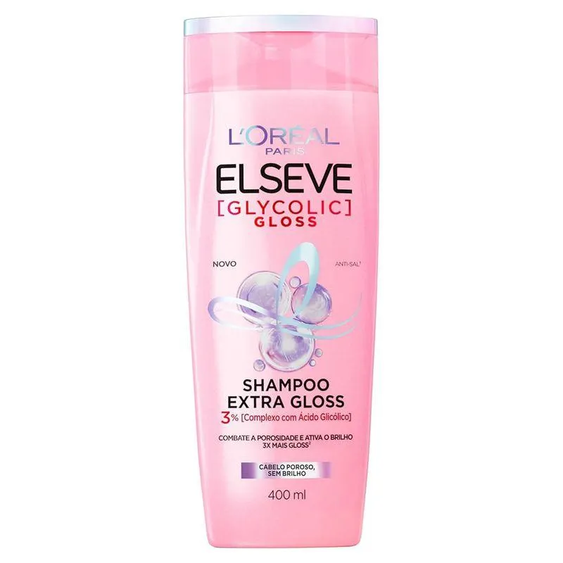 Shampoo L'oréal Paris Elseve Glycolic Gloss 400ml