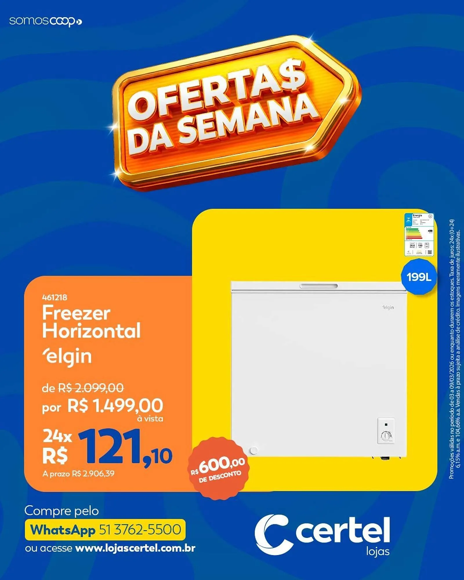 Encarte de Folheto Lojas Certel 3 de março até 9 de março 2026 - Pagina 4