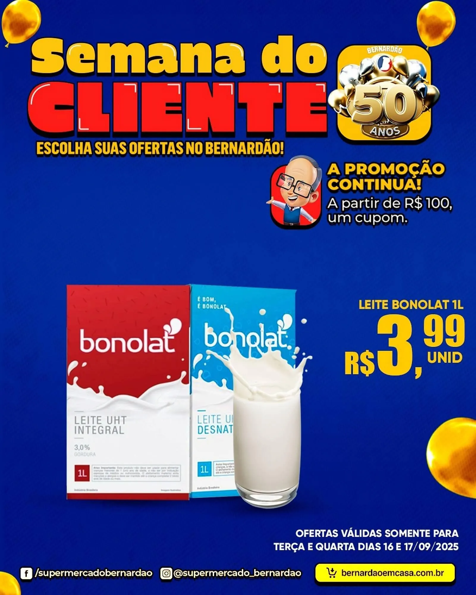 Encarte de Catálogo Supermercado Bernardão 16 de setembro até 17 de setembro 2025 - Pagina 2