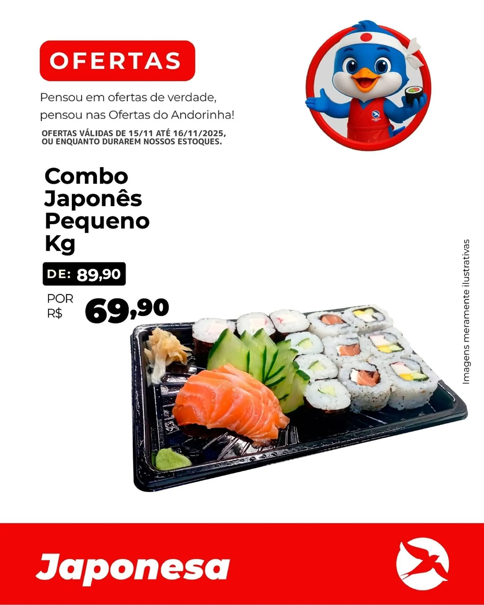 Encarte de Folheto Andorinha Hipermercado 15 de novembro até 16 de novembro 2025 - Pagina 1