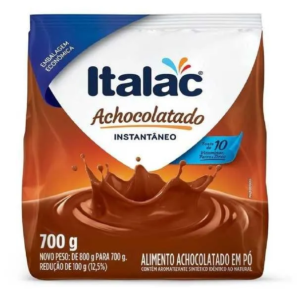 Achocolatado Italac em Pó 700g 1 UN