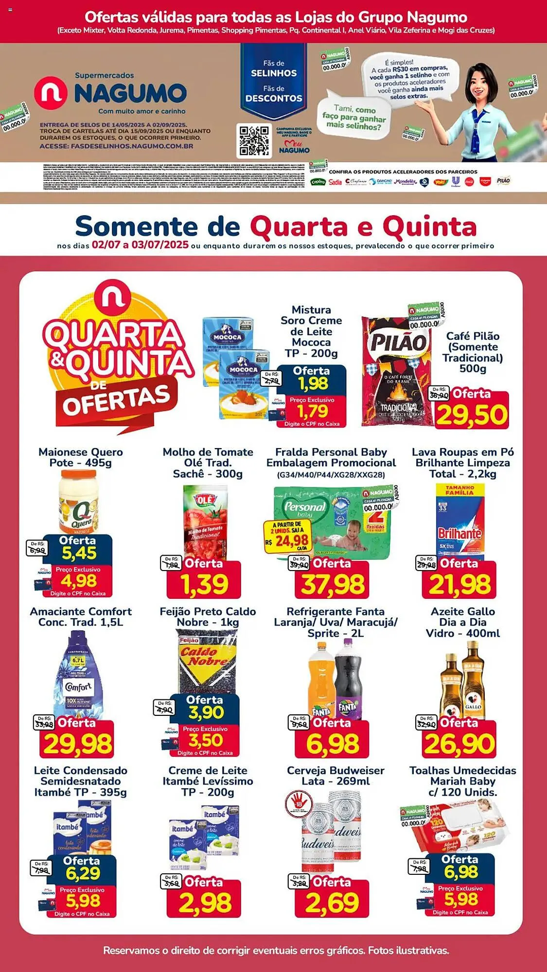 Encarte de Catálogo Nagumo 2 de julho até 3 de julho 2025 - Pagina 1