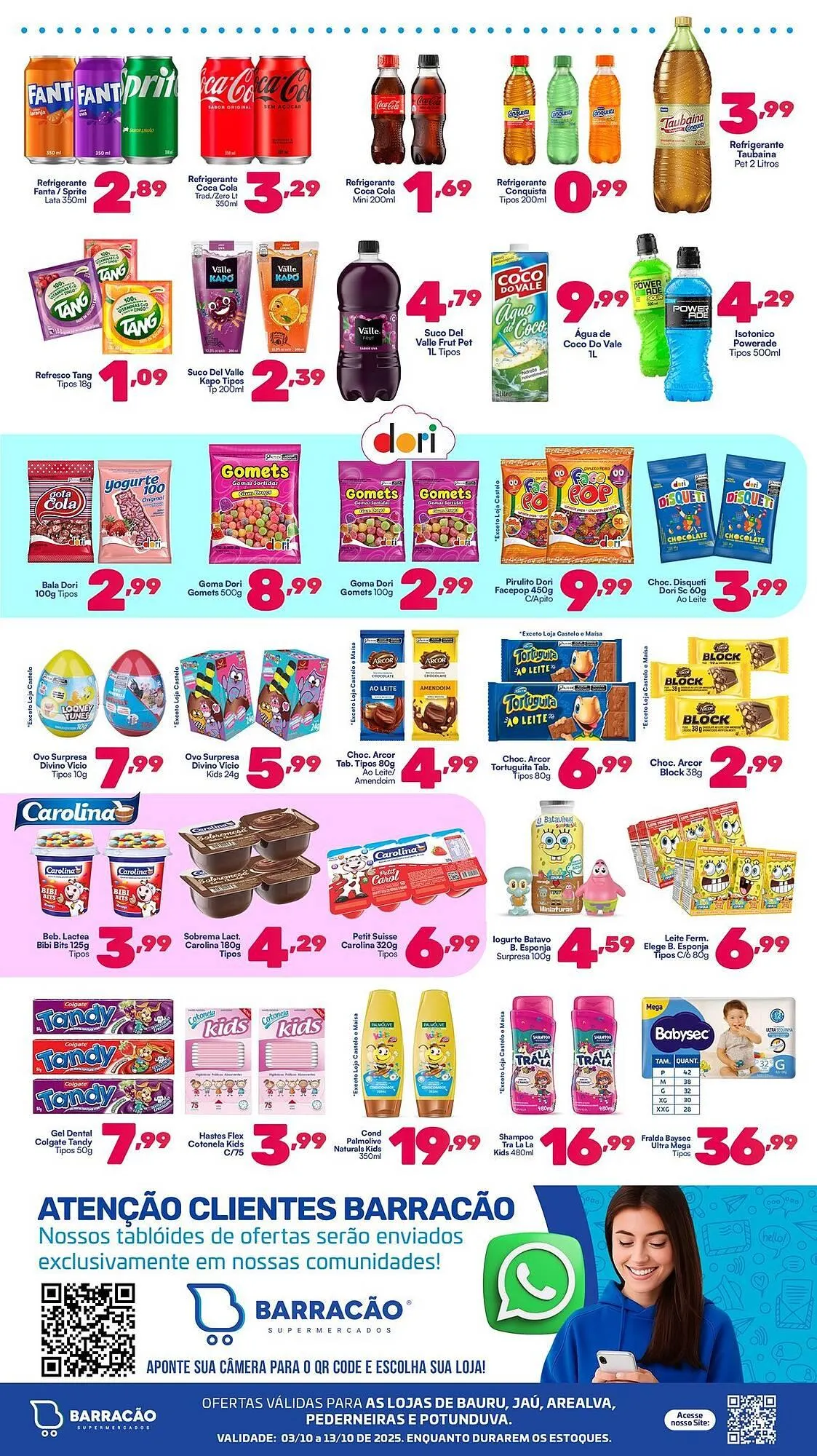 Encarte de Catálogo Barracão Supermercado 3 de outubro até 13 de outubro 2025 - Pagina 2