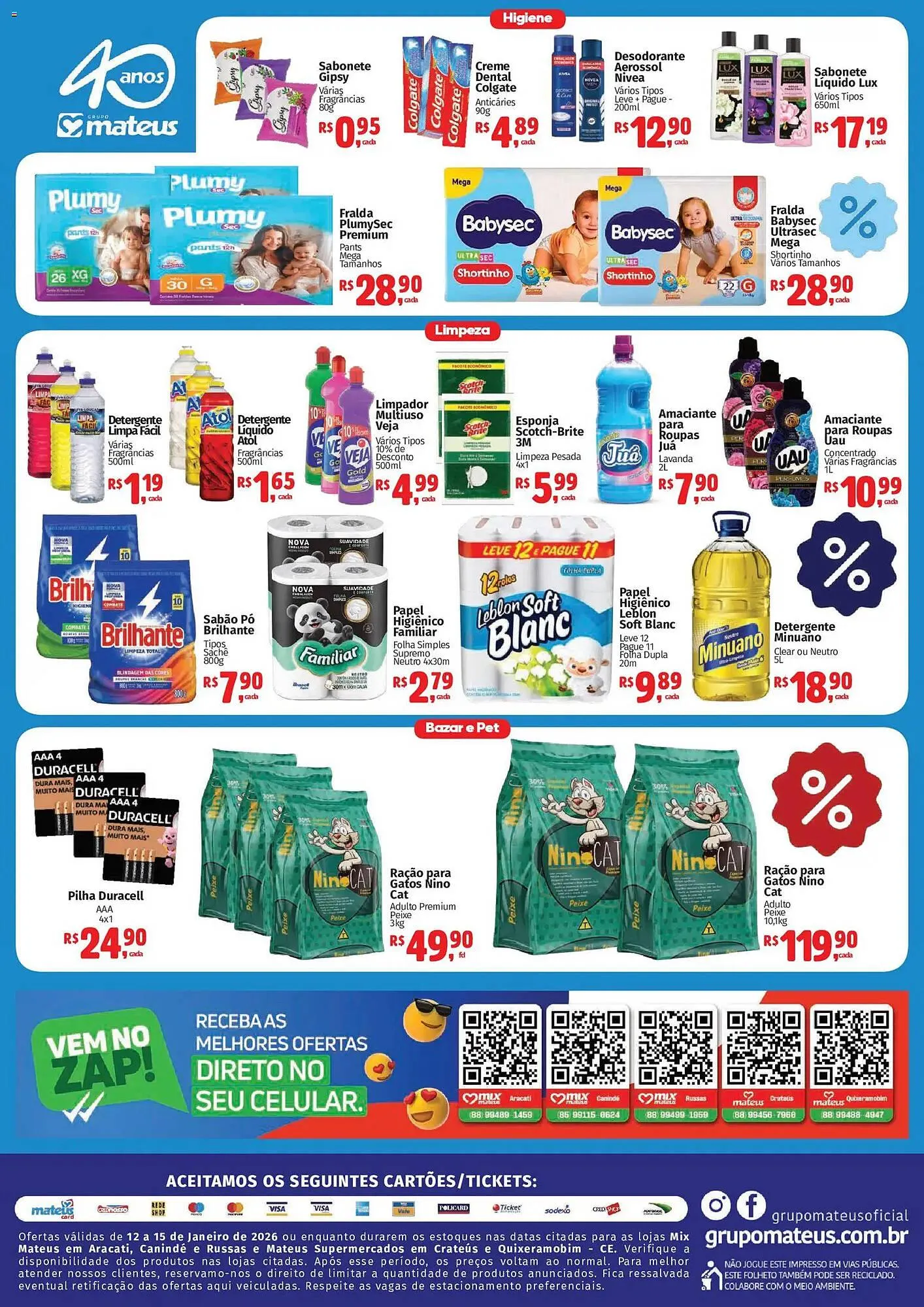 Encarte de Catálogo Supermercados Mateus 12 de janeiro até 15 de janeiro 2026 - Pagina 4