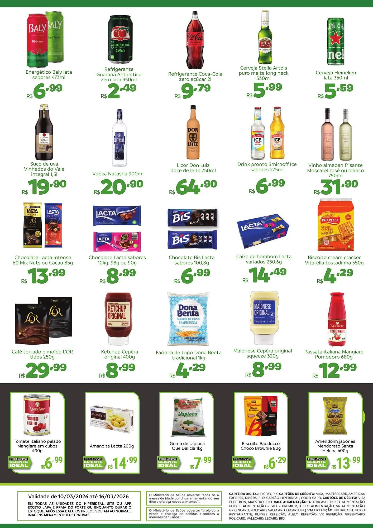 Encarte de Catálogo Hiperideal Supermercados 10 de março até 16 de março 2026 - Pagina 3