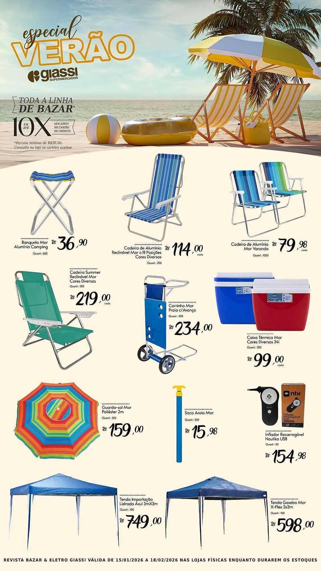 Encarte de Encarte Giassi Supermercados 15 de janeiro até 18 de fevereiro 2026 - Pagina 2