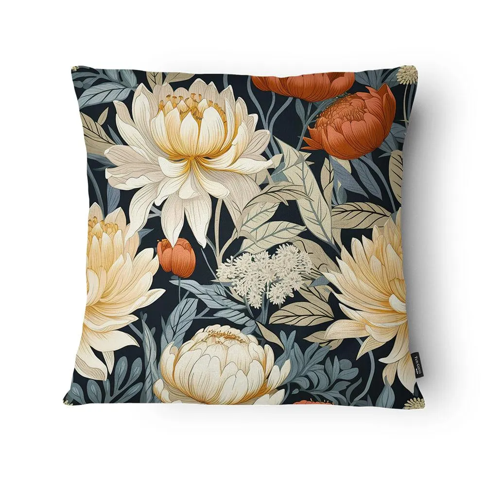 Capa Almofada Pássaros E Flores PAS2414 Microfibra 43x43cm PAS2414 - Tuti Gottô