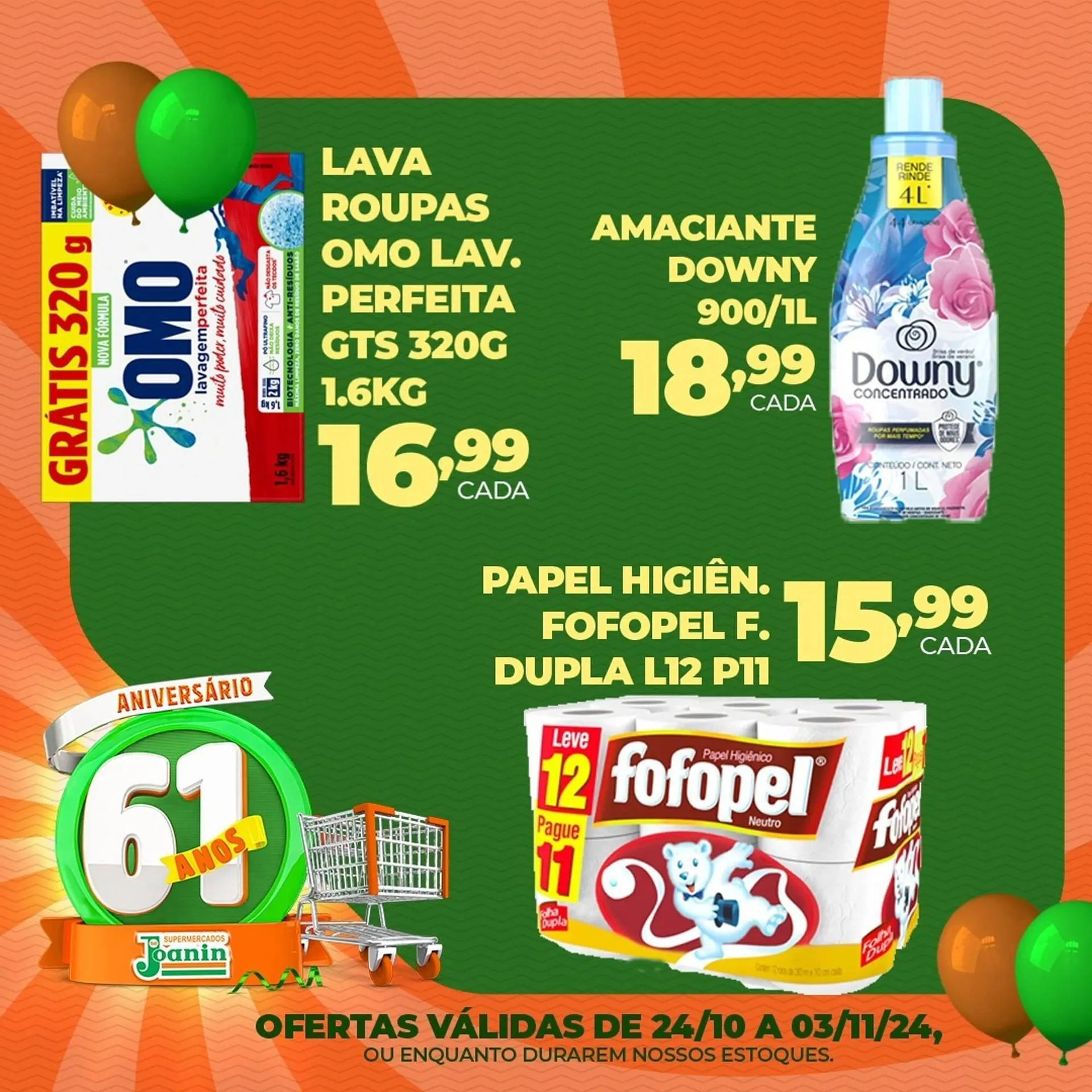 Encarte de Catálogo Supermercados Joanin 25 de outubro até 3 de novembro 2024 - Pagina 5