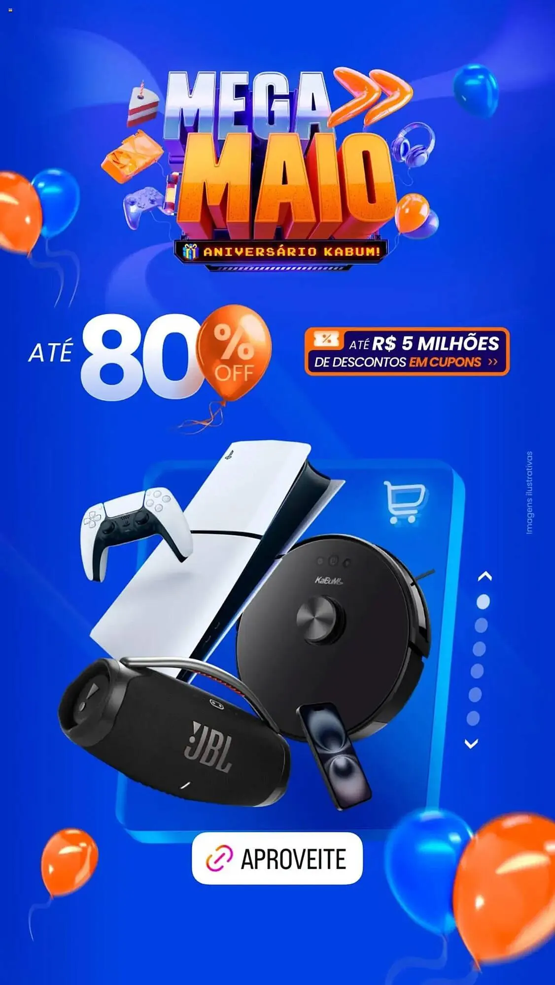 Encarte de Catálogo KaBuM 1 de maio até 8 de maio 2025 - Pagina 1