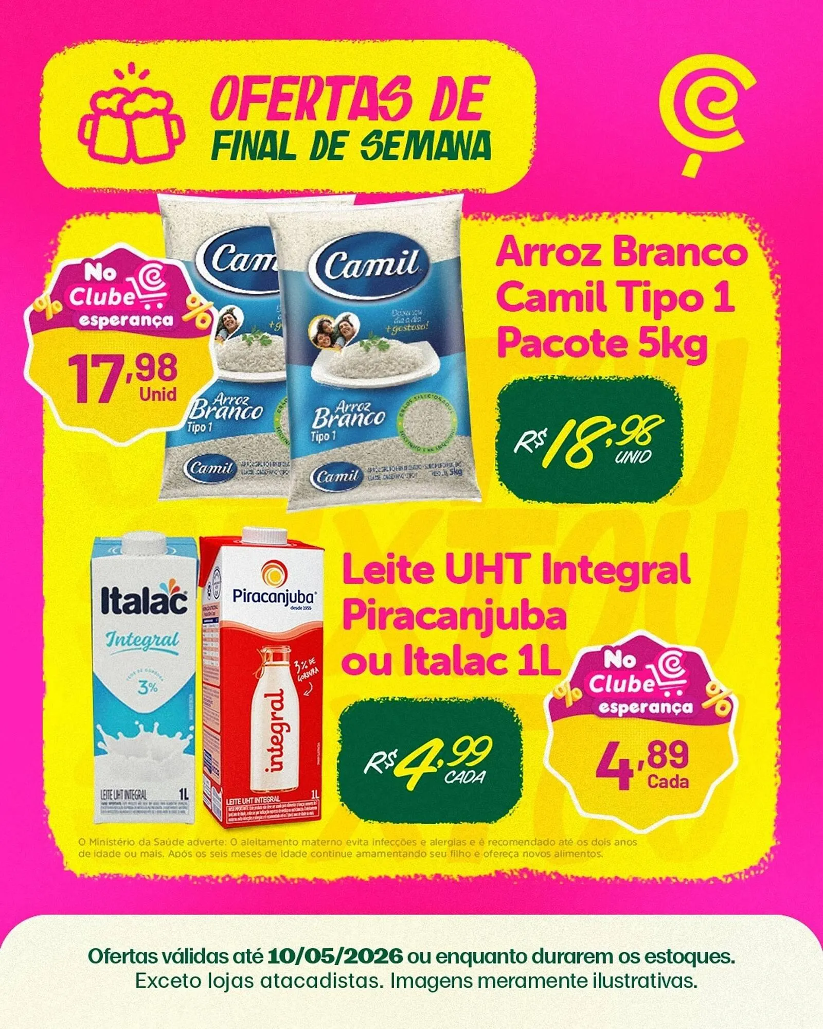 Encarte de Folheto Comercial Esperança 8 de maio até 10 de maio 2026 - Pagina 1