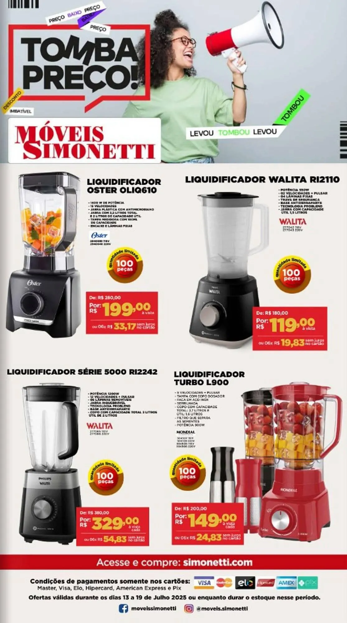 Encarte de Catálogo Móveis Simonetti 14 de julho até 19 de julho 2025 - Pagina 47