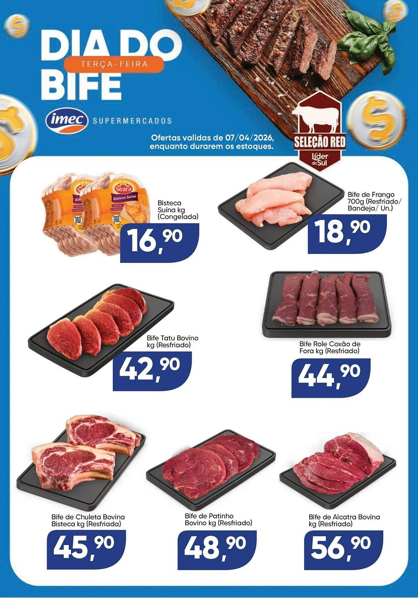 Encarte de Catálogo Imec Supermercados 7 de abril até 7 de abril 2026 - Pagina 1