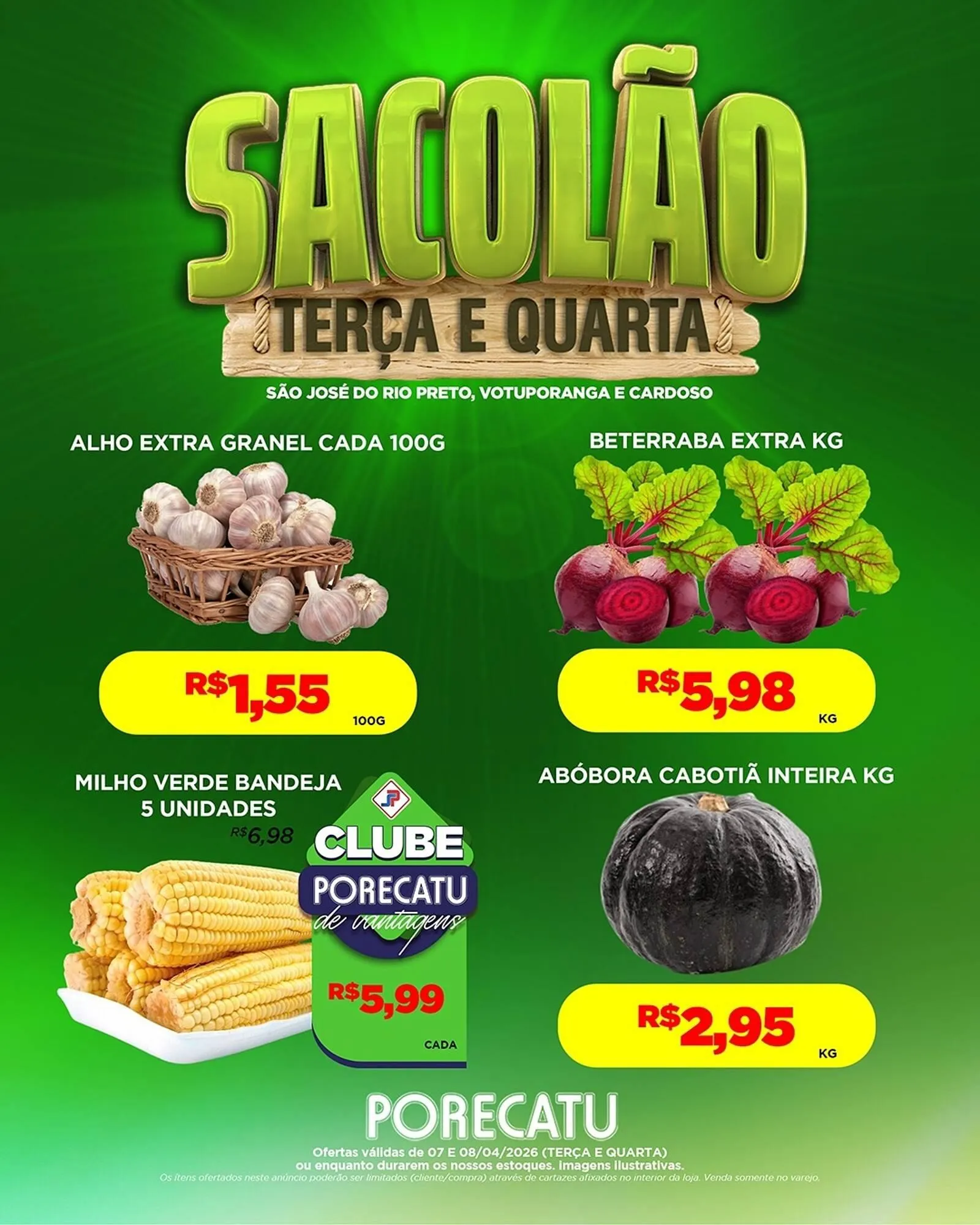 Encarte de Catálogo Supermercado Porecatu 7 de abril até 8 de abril 2026 - Pagina 3