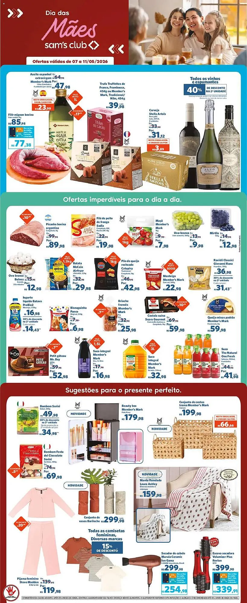 Encarte de Folheto Sam's Club 7 de maio até 11 de maio 2026 - Pagina 1