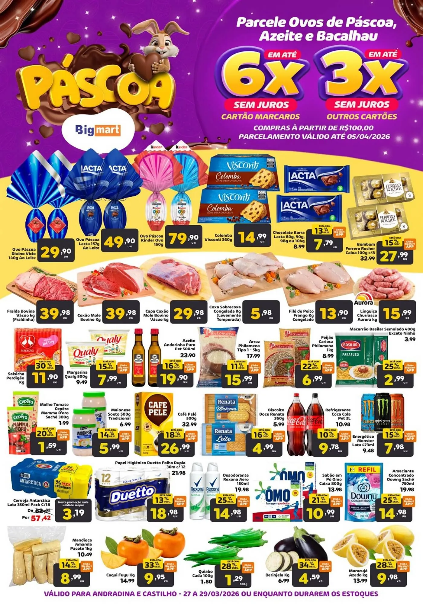 Encarte de Catálogo Bigmart 27 de março até 29 de março 2026 - Pagina 1