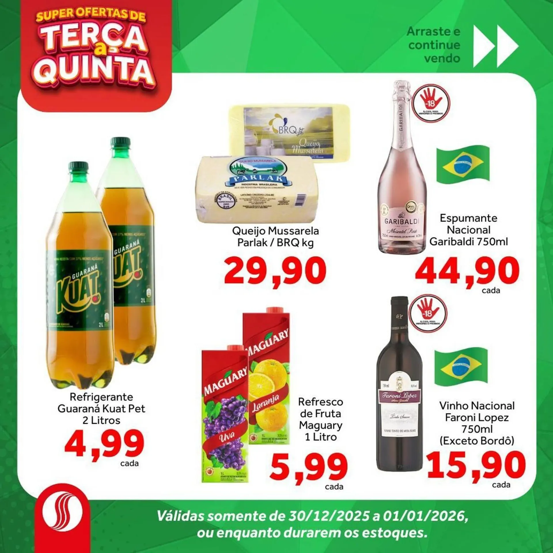 Encarte de Folheto Shibata Supermercados 30 de dezembro até 1 de janeiro 2026 - Pagina 1