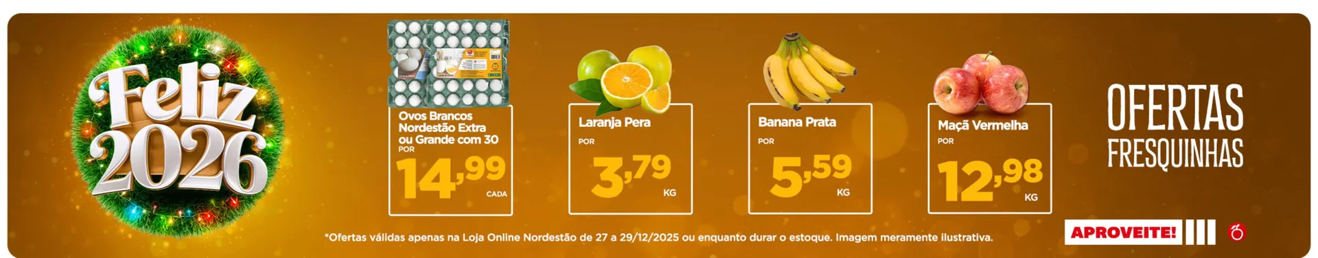 Encarte de Encarte Nordestão 27 de dezembro até 31 de dezembro 2025 - Pagina 1