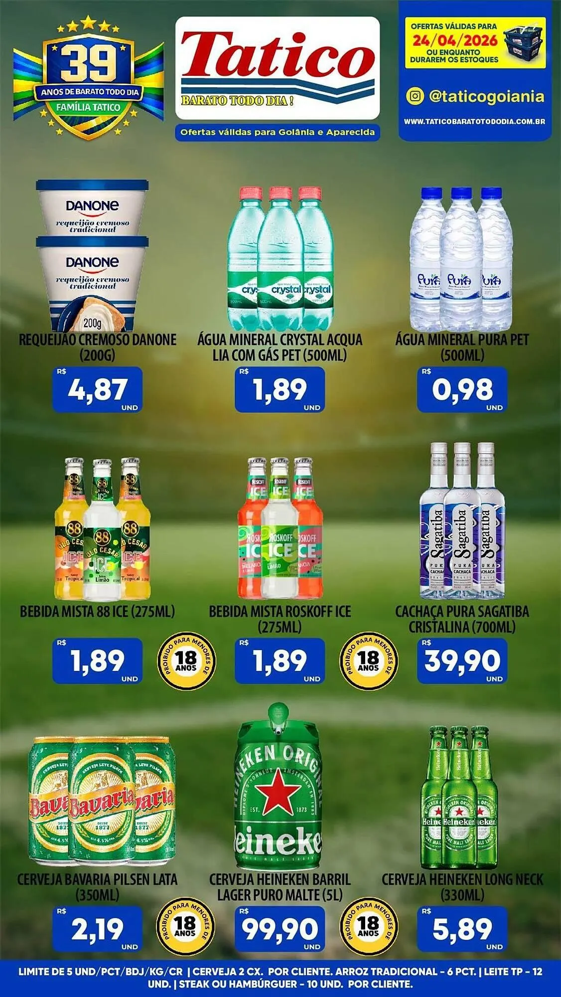 Encarte de Tabloide Tatico 24 de abril até 24 de abril 2026 - Pagina 17