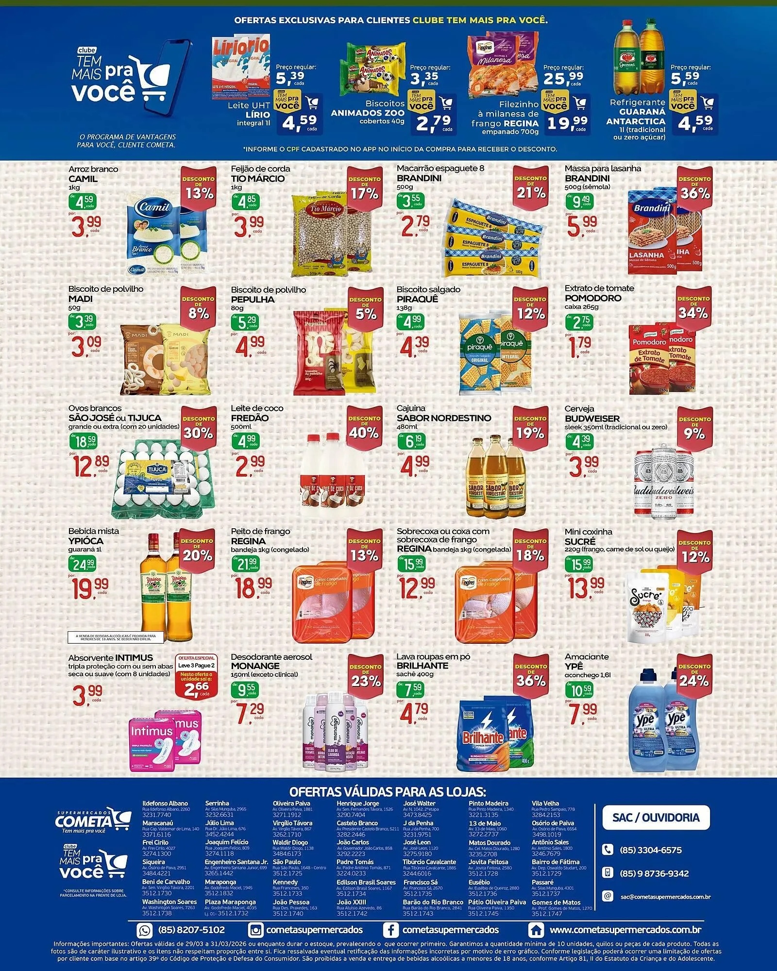 Encarte de Encarte Cometa Supermercados 29 de março até 30 de março 2026 - Pagina 2